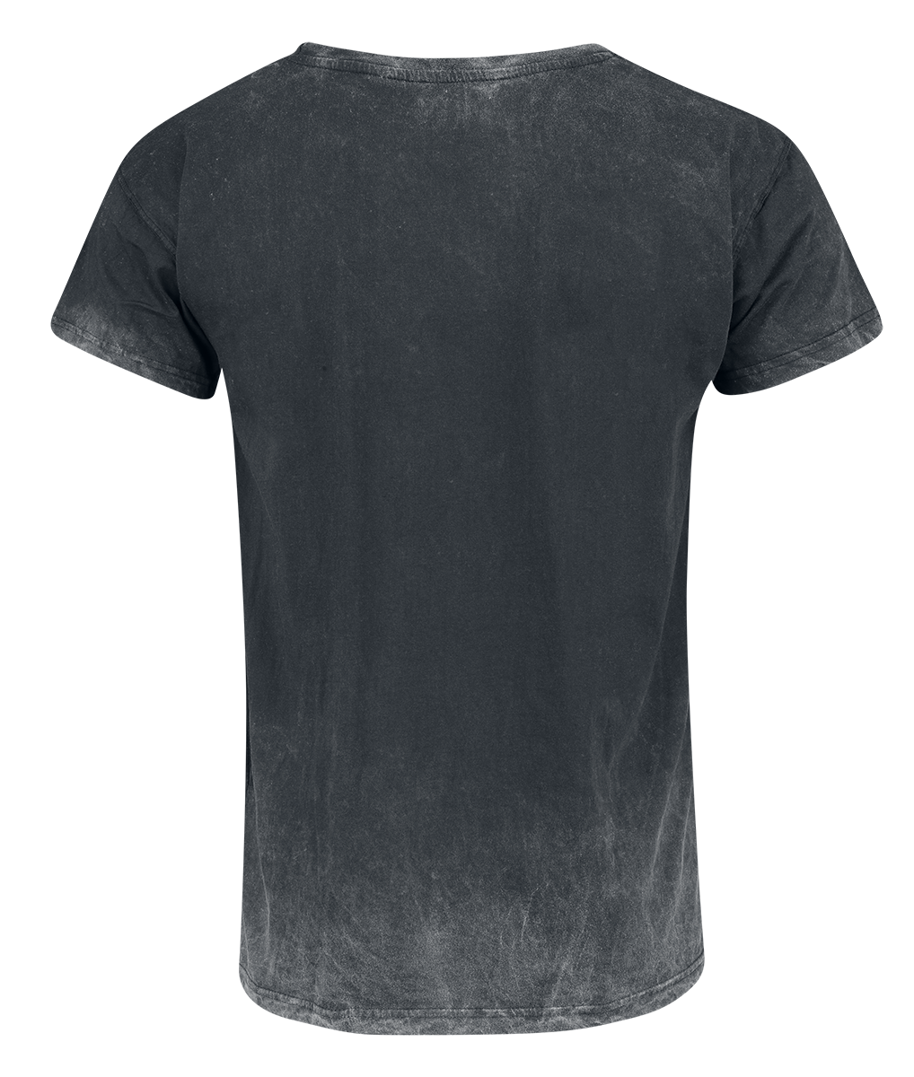 T-Shirt Manches courtes  de Outer Vision - Viking Skull - S à 4XL - pour Homme - gris - Outer Vision - View 2