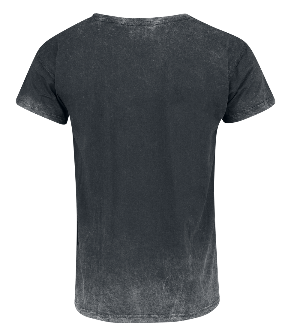 T-Shirt Manches courtes  de Outer Vision - Viking Skull - S à 4XL - pour Homme - gris - Outer Vision - View 2
