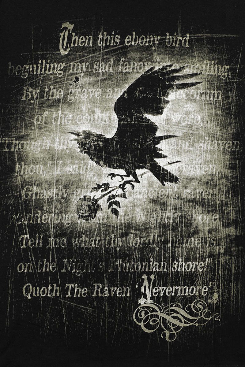 T-Shirt Manches courtes Gothic de Alchemy England - Nevermore - S à 4XL - pour Homme - noir - Alchemy England - View 2