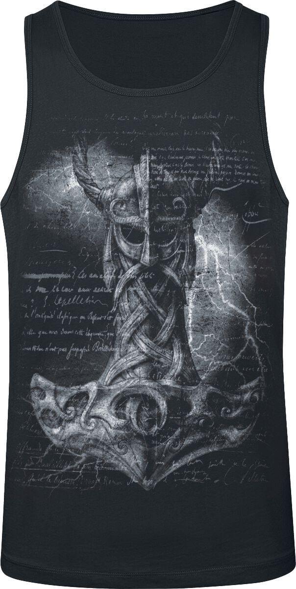 Débardeur  de Alchemy England - Mjölnir Hammer - S à M - pour Homme - noir - Alchemy England