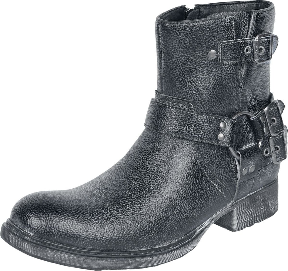 Bottes de motard  de Rock Rebel by EMP - Bottines Biker - EU41 à EU47 - pour Homme - noir - Rock Rebel by EMP