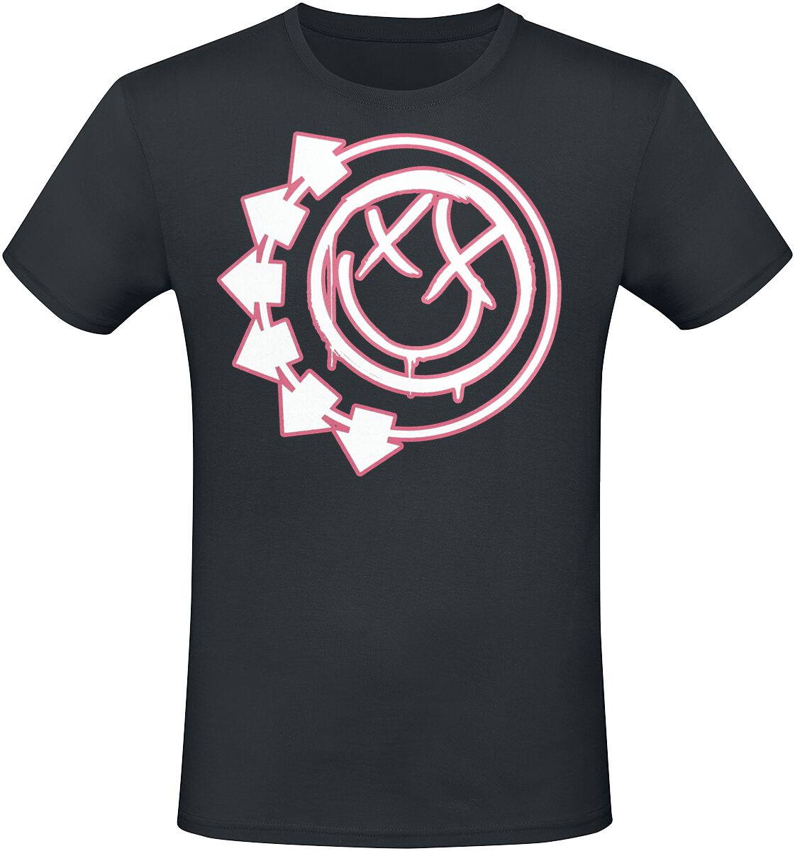 T-Shirt Manches courtes  de Blink-182 - Harrows Smile - S à 3XL - pour Homme - noir - Blink-182