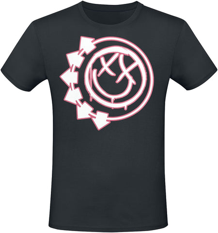 T-Shirt Manches courtes  de Blink-182 - Harrows Smile - S à XXL - pour Homme - noir - Blink-182