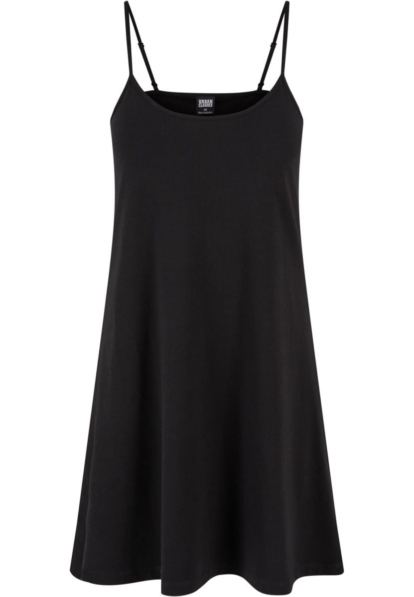 Robe courte  de Urban Classics - Ladies Stretch Jersey Hanger Dress - S à 4XL - pour Femme - noir - Urban Classics