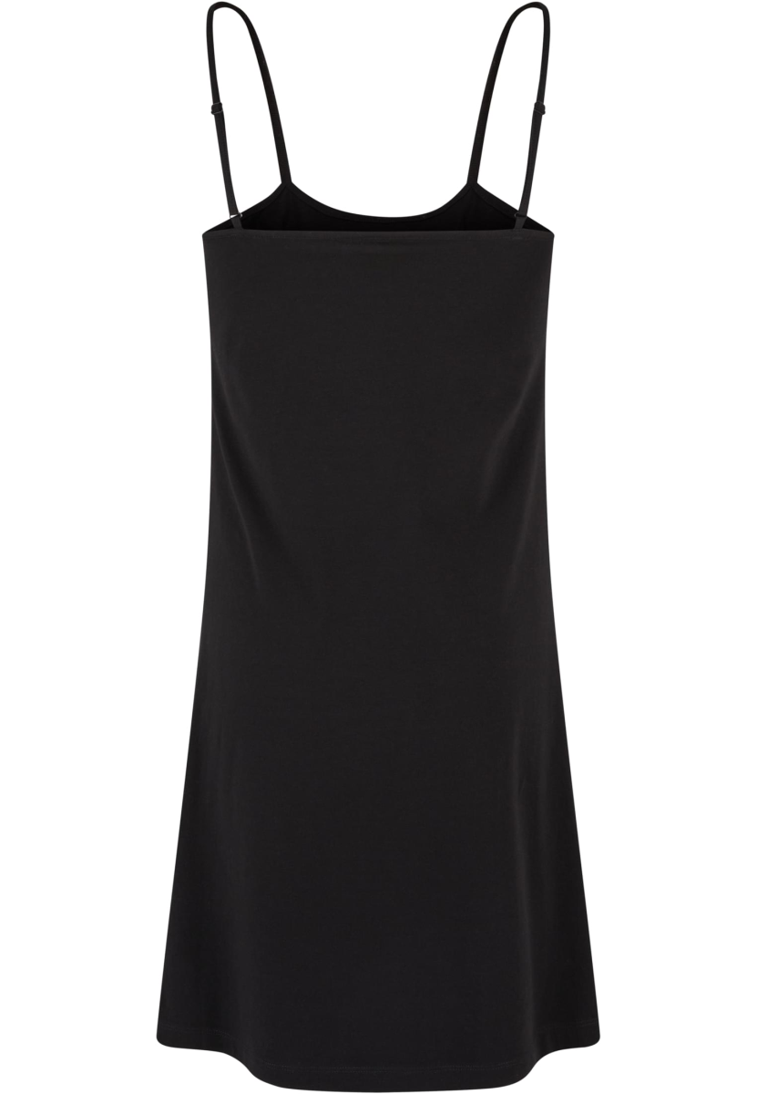 Robe courte  de Urban Classics - Ladies Stretch Jersey Hanger Dress - S à 4XL - pour Femme - noir - Urban Classics - View 2