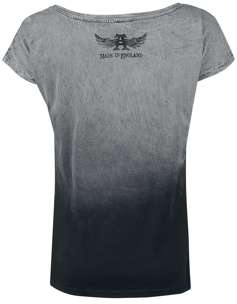 T-Shirt Manches courtes  de Alchemy England - Shared Heart - S à 4XL - pour Femme - gris - Alchemy England - View 2