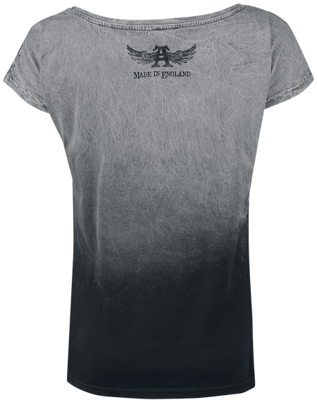 T-Shirt Manches courtes  de Alchemy England - Shared Heart - S à 4XL - pour Femme - gris - Alchemy England - View 2