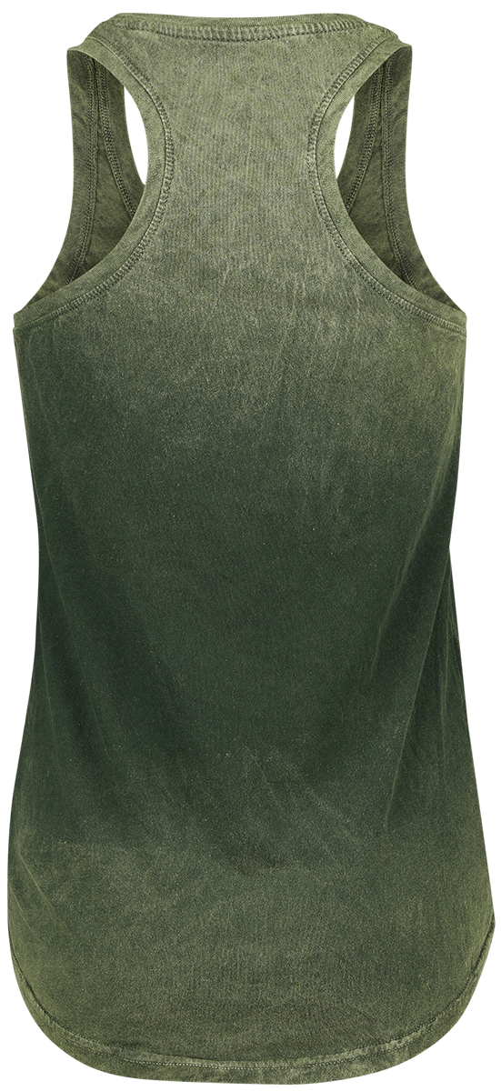 Top Gothic de Outer Vision - Elements - L à XL - pour Femme - vert - Outer Vision - View 2