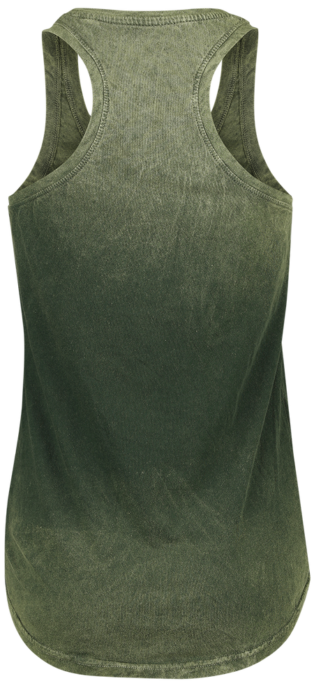 Top Gothic de Outer Vision - Elements - S à XXL - pour Femme - vert - Outer Vision - View 2