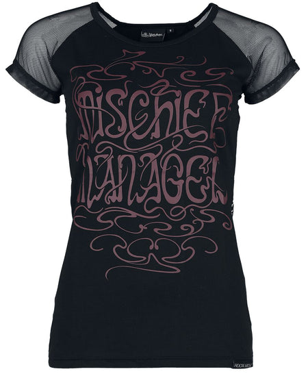 T-Shirt Manches courtes  de Harry Potter - Mischief Managed - M à XXL - pour Femme - noir - Harry Potter