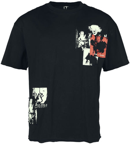 T-Shirt Manches courtes  de ÇA - It Chapter 2 - Time to Float - M à XL - pour Homme - noir - ÇA