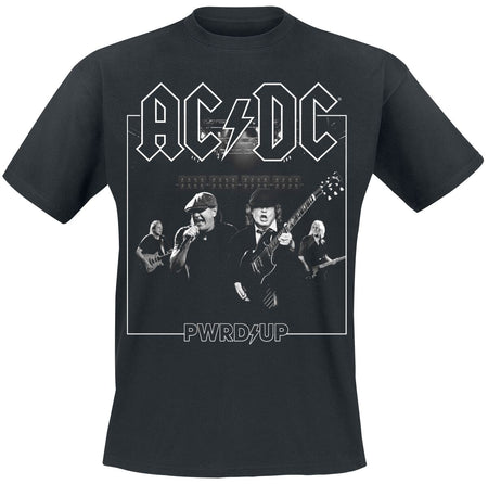 T-Shirt Manches courtes  de AC/DC - PWRDUP Live - S à 5XL - pour Homme - noir - AC/DC