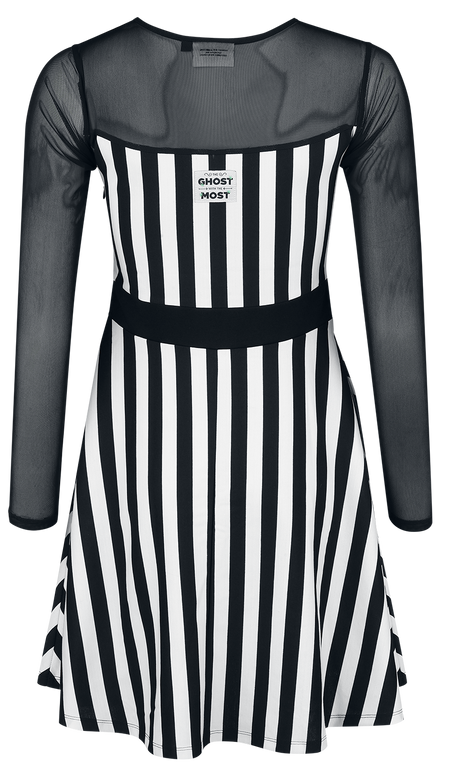 Robe courte  de Beetlejuice - M - pour Femme - noir/blanc - Beetlejuice - View 2