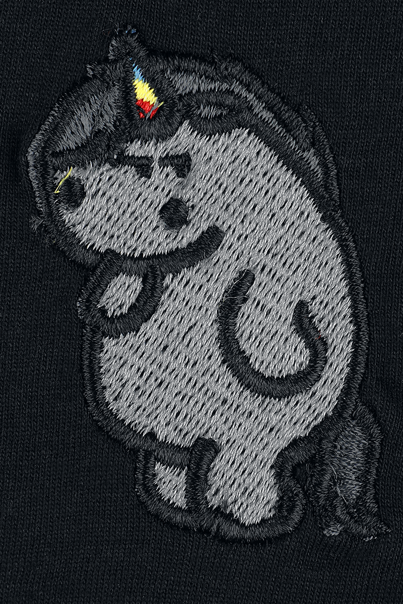 Débardeur Unicorn de Chubby Unicorn - Grummeleinhorn - S à XXL - pour Femme - noir - Chubby Unicorn - View 2