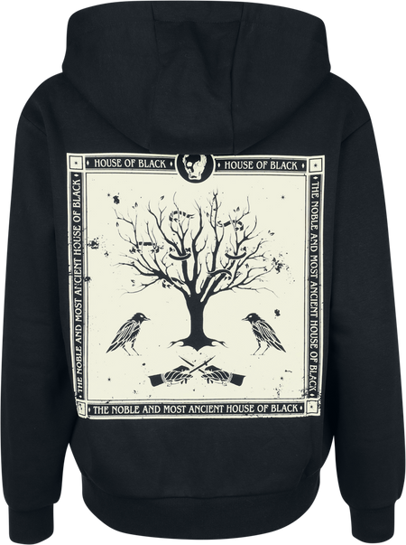 Sweat-shirt à capuche  de Harry Potter - House Of Black - S à XL - pour Femme - noir - Harry Potter - View 2