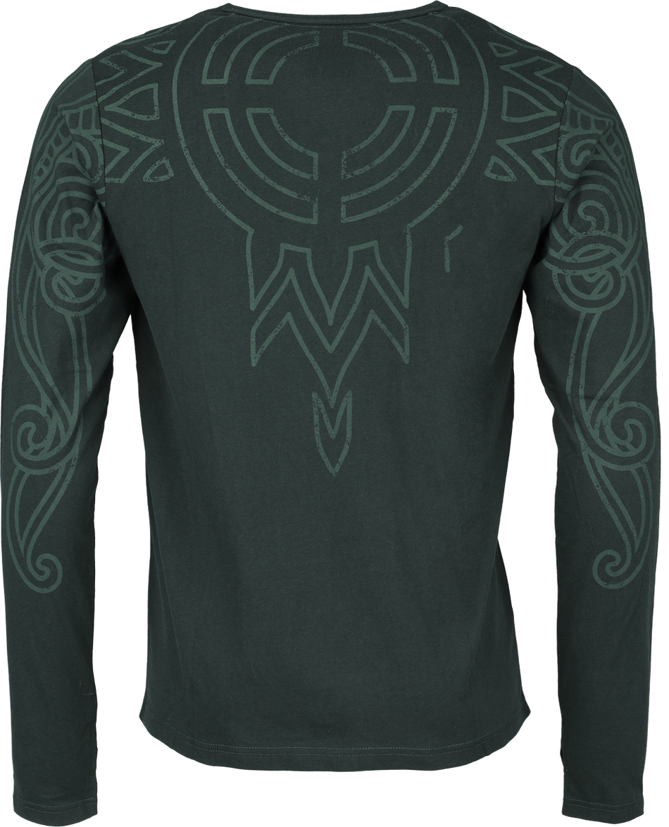 T-shirt manches longues  de Le Seigneur Des Anneaux - Rohirrim - S à XXL - pour Homme - vert - Le Seigneur Des Anneaux - View 2