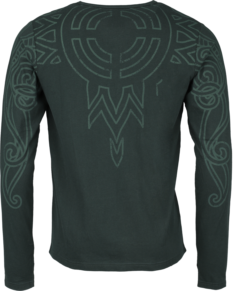 T-shirt manches longues  de Le Seigneur Des Anneaux - Rohirrim - S à XXL - pour Homme - vert - Le Seigneur Des Anneaux - View 2