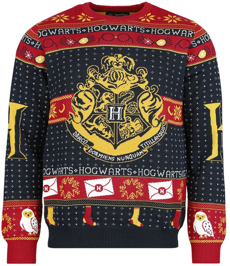 Pull de Noël  de Harry Potter - Poudlard - S à 3XL - pour Unisexe - multicolore - Harry Potter