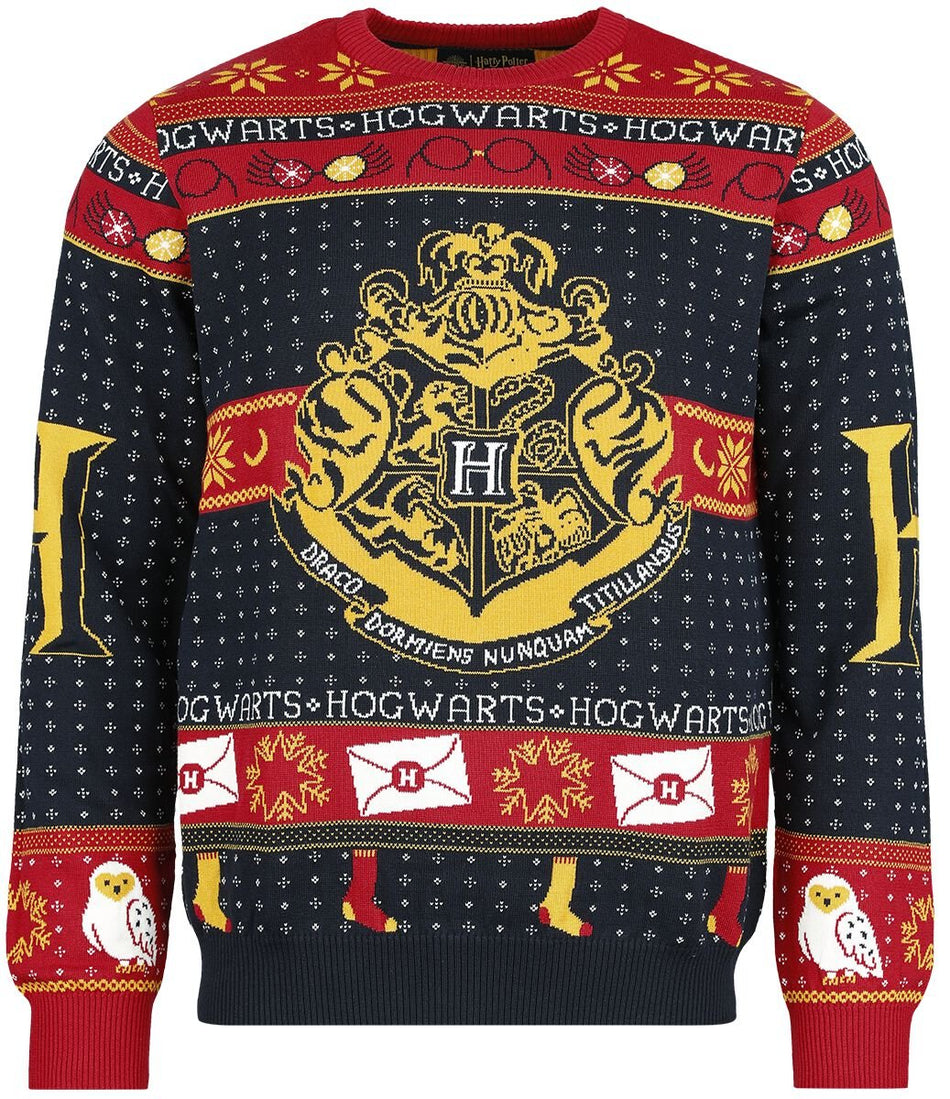 Pull de Noël  de Harry Potter - Poudlard - S à 3XL - pour Unisexe - multicolore - Harry Potter