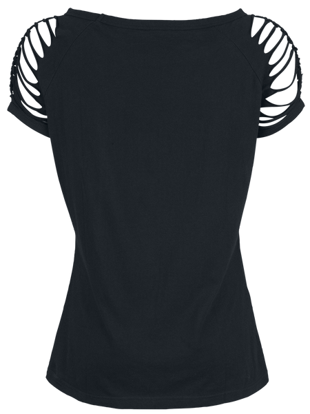 T-Shirt Manches courtes  de Stranger Things - Demogorgon - M à XXL - pour Femme - noir - Stranger Things - View 2