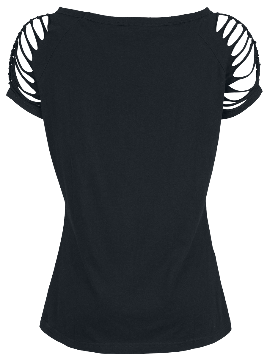T-Shirt Manches courtes  de Stranger Things - Demogorgon - M à XXL - pour Femme - noir - Stranger Things - View 2