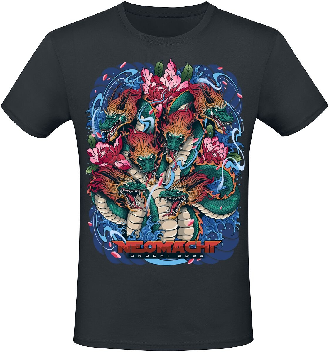 T-Shirt Manches courtes Gaming de NEOMACHI - OROCHI - L - pour Homme - noir - NEOMACHI