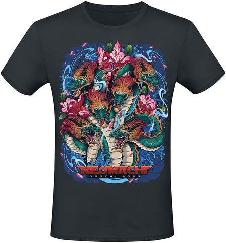 T-Shirt Manches courtes Gaming de NEOMACHI - OROCHI - L - pour Homme - noir - NEOMACHI