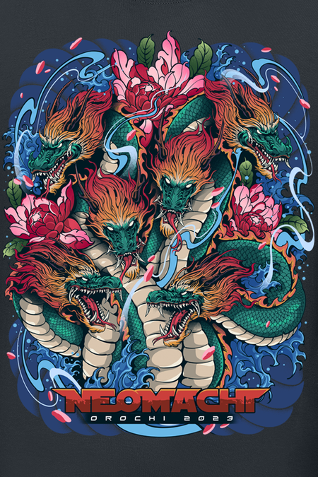 T-Shirt Manches courtes Gaming de NEOMACHI - OROCHI - L - pour Homme - noir - NEOMACHI - View 2
