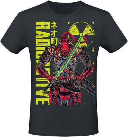T-Shirt Manches courtes Gaming de NEOMACHI - SAMURAI - S à XXL - pour Homme - noir - NEOMACHI