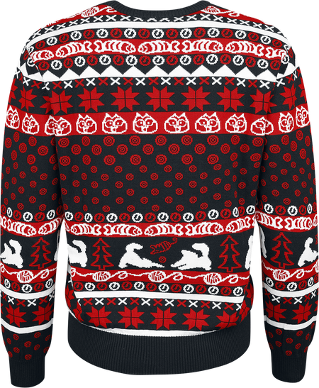 Pull de Noël  de Simon's Cat - Simon`s Cat - Karton - S à 3XL - pour Femme - multicolore - Simon's Cat - View 2