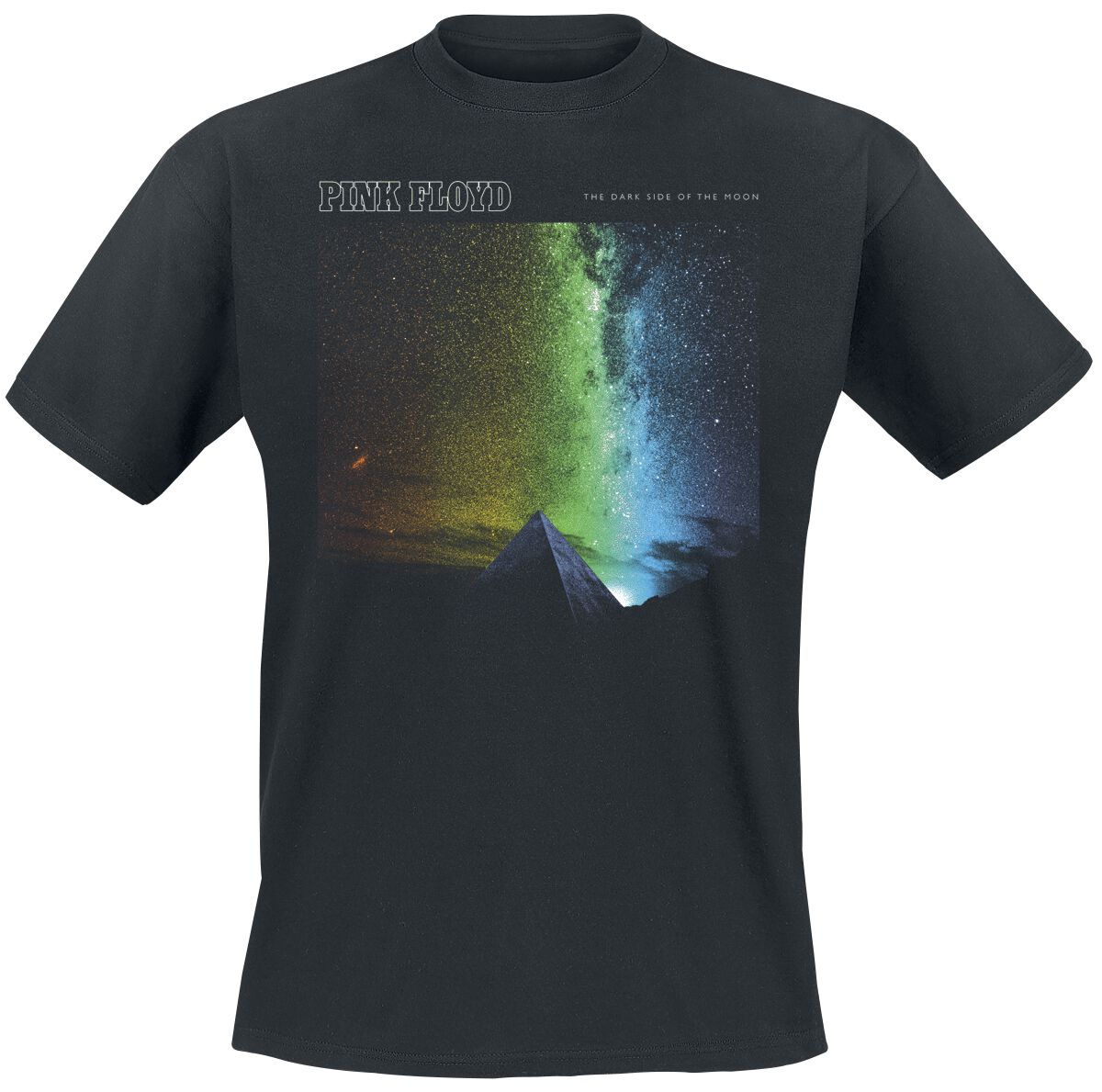 T-Shirt Manches courtes  de Pink Floyd - Pyramid Colors - S à 3XL - pour Homme - noir - Pink Floyd