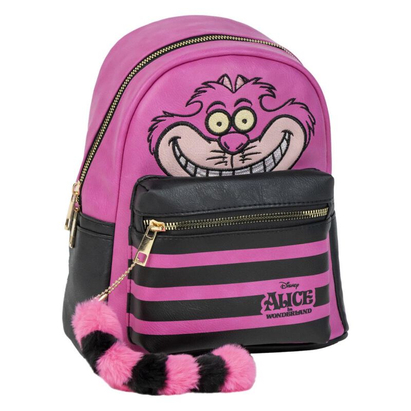 Sac à dos Disney de Alice Au Pays Des Merveilles - Le Chat Du Cheshire - pour Unisexe - rose/noir - Alice Au Pays Des Merveilles