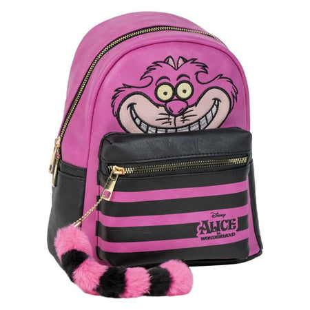 Sac à dos Disney de Alice Au Pays Des Merveilles - Le Chat Du Cheshire - pour Unisexe - rose/noir - Alice Au Pays Des Merveilles