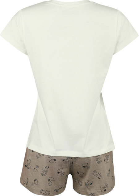 Pyjama  de Snoopy - Snoopy & Woodstock - All Smiles - S à 3XL - pour Femme - multicolore - Snoopy - View 2