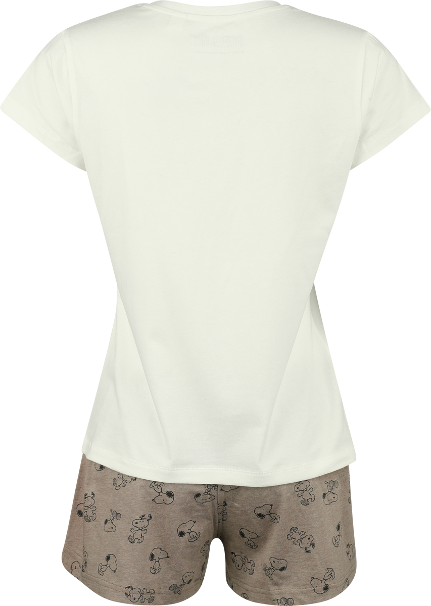 Pyjama  de Snoopy - Snoopy & Woodstock - All Smiles - S à 3XL - pour Femme - multicolore - Snoopy - View 2