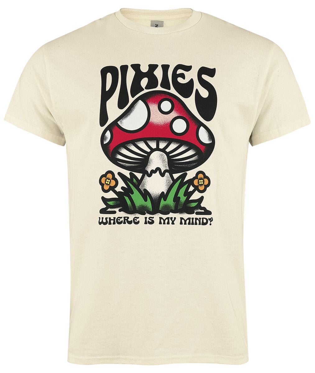 T-Shirt Manches courtes  de Pixies - Mindshroom - S à 3XL - pour Homme - naturel - Pixies
