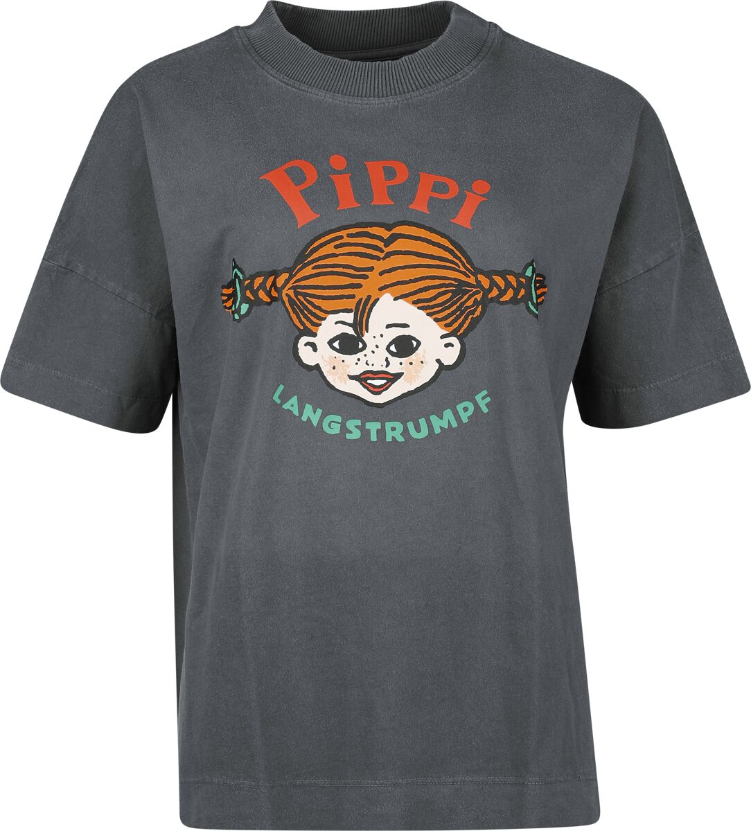 T-Shirt Manches courtes  de Fifi Brindacier - Pippi Langstrumpf - M à XXL - pour Femme - multicolore - Fifi Brindacier