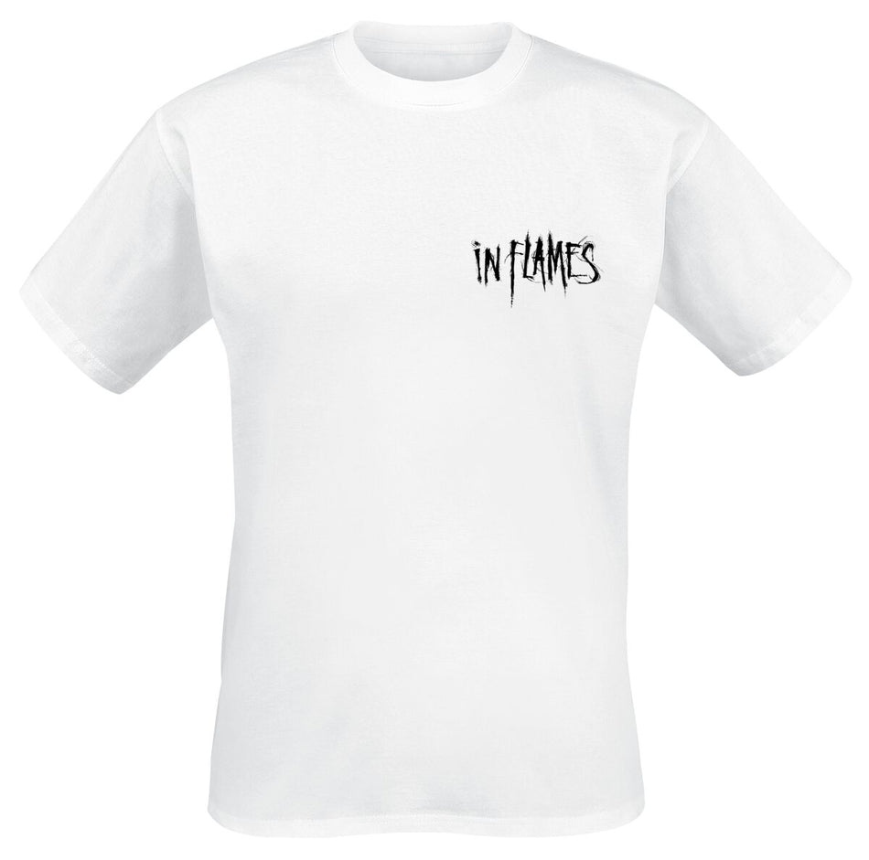 T-Shirt Manches courtes  de In Flames - Countdown - S à 3XL - pour Homme - blanc - In Flames