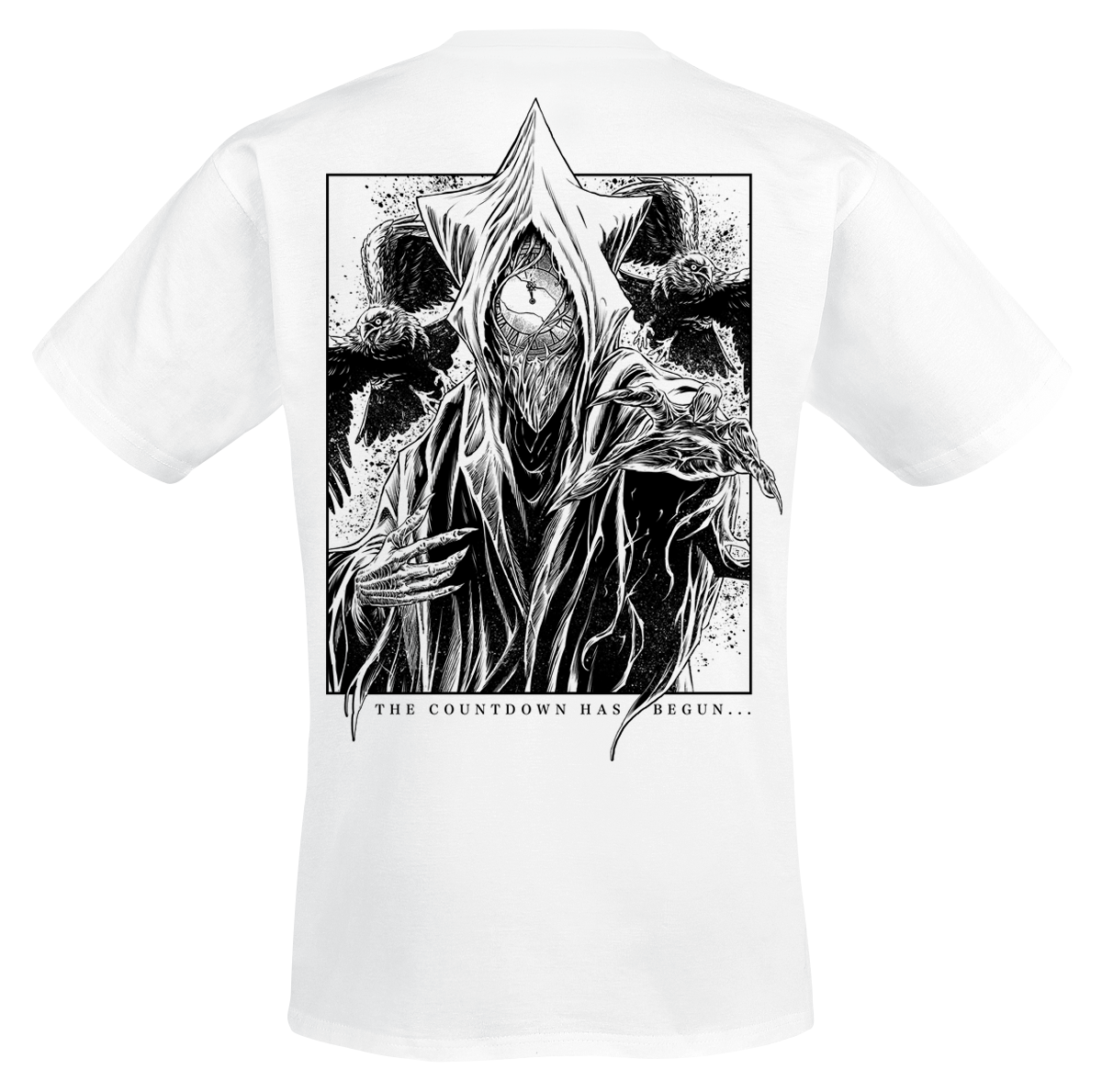 T-Shirt Manches courtes  de In Flames - Countdown - S à 3XL - pour Homme - blanc - In Flames - View 2