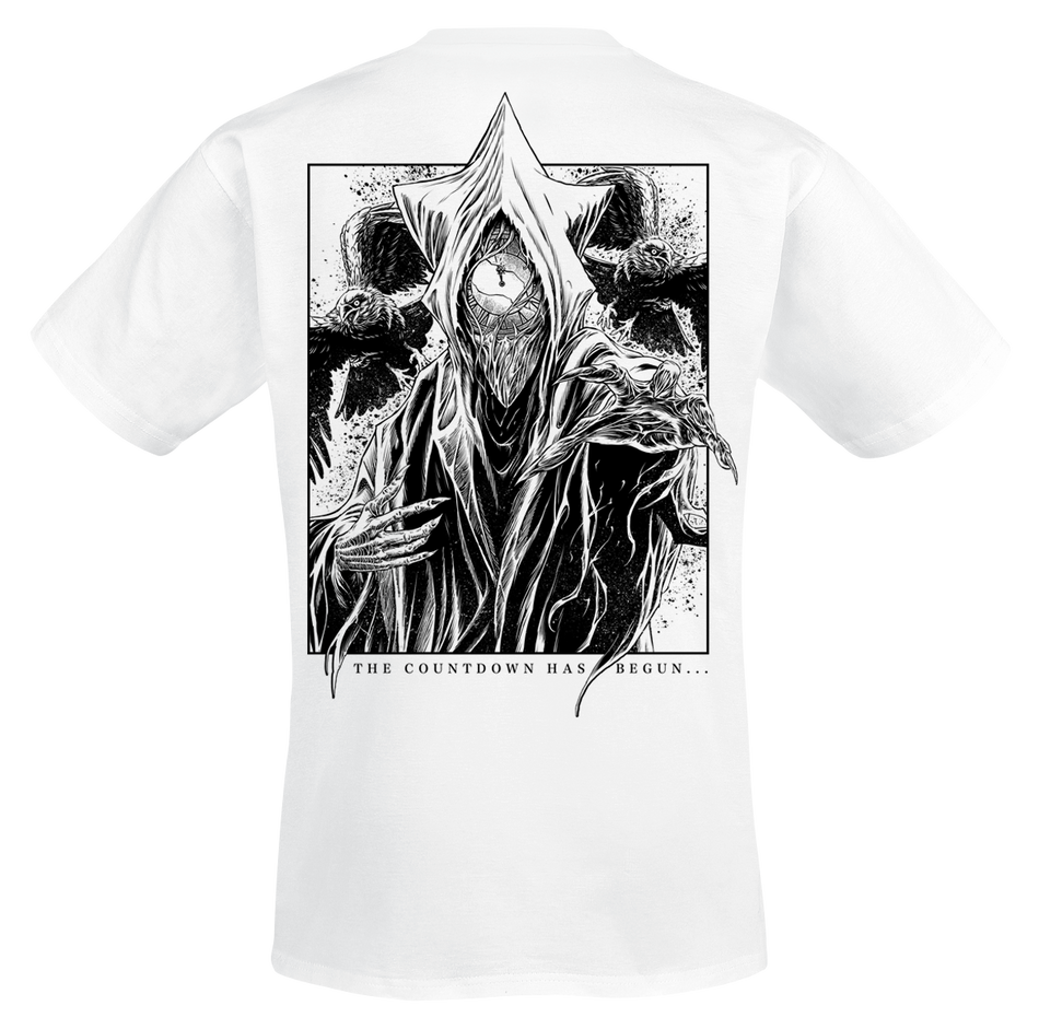 T-Shirt Manches courtes  de In Flames - Countdown - S à 3XL - pour Homme - blanc - In Flames - View 2