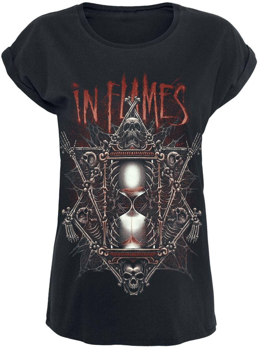 T-Shirt Manches courtes  de In Flames - Dark Hourglass - S à XXL - pour Femme - noir - In Flames