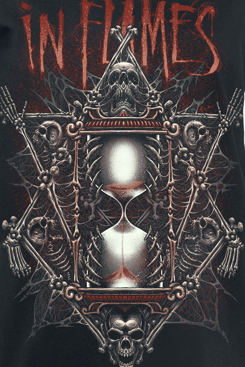 T-Shirt Manches courtes  de In Flames - Dark Hourglass - S à XXL - pour Femme - noir - In Flames - View 2