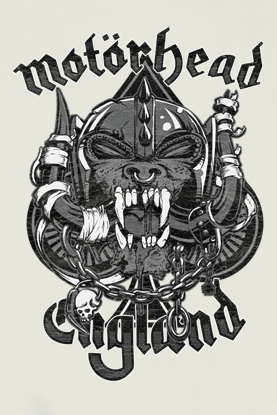 Top  de Motörhead - Amplified Collection - Snaggeltooth Crest - S à XL - pour Femme - blanc - Motörhead - View 2