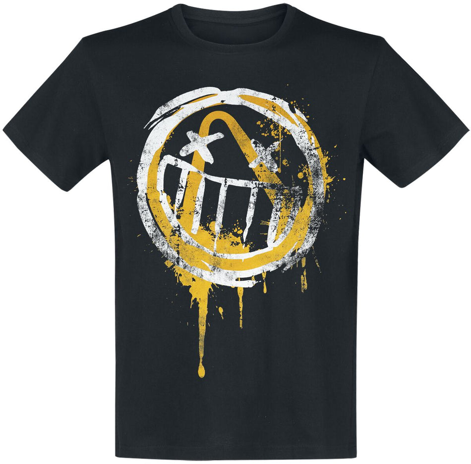 T-Shirt Manches courtes Gaming de Borderlands - 3 - Punk Smiley - S à XXL - pour Homme - noir - Borderlands