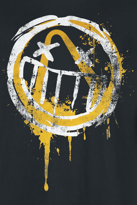 T-Shirt Manches courtes Gaming de Borderlands - 3 - Punk Smiley - S à XXL - pour Homme - noir - Borderlands - View 2