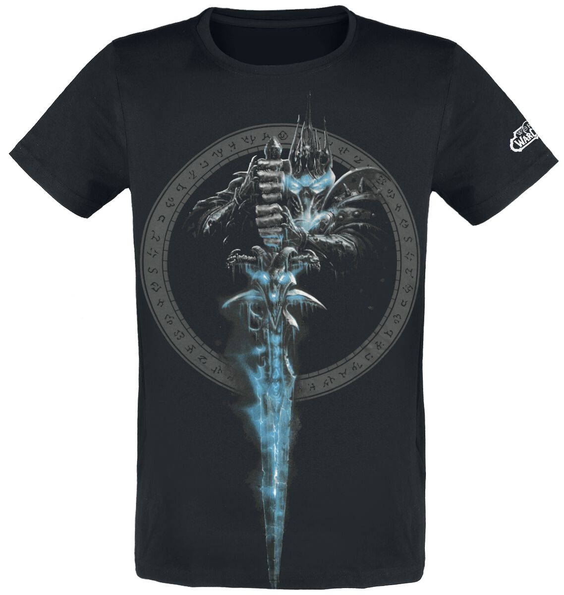 T-Shirt Manches courtes Gaming de World Of Warcraft - Lich King - S à XXL - pour Homme - noir - World Of Warcraft