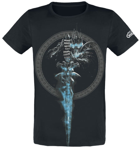T-Shirt Manches courtes Gaming de World Of Warcraft - Lich King - S à XXL - pour Homme - noir - World Of Warcraft