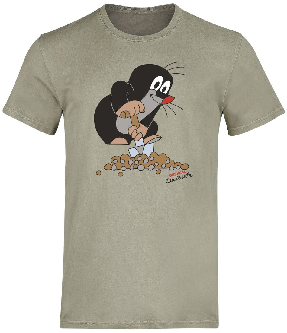 T-Shirt Manches courtes  de The Little Mole - Der kleine fleißige Maulwurf - S à 3XL - pour Homme - vert - The Little Mole
