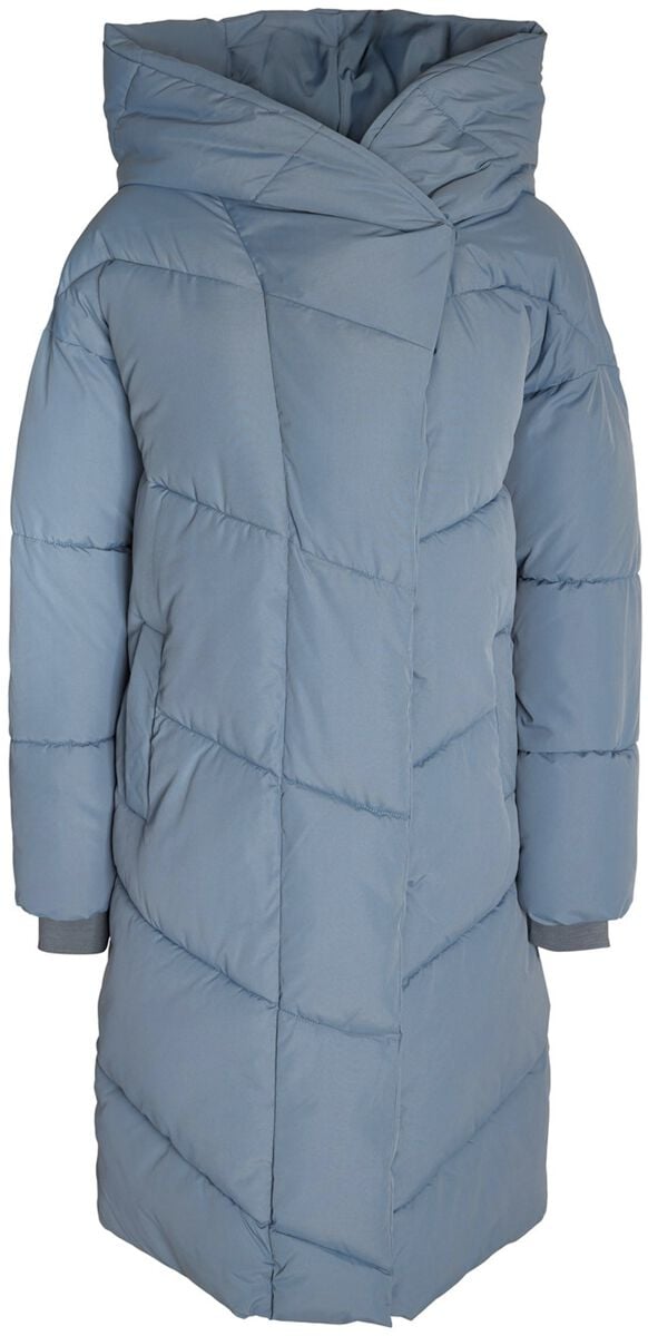 Manteaux  de Noisy May - NMNew Tally L/S long jacket NOOS - Veste Longue - XS à M - pour Femme - gris bleu - Noisy May