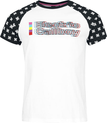 T-Shirt Manches courtes  de Electric Callboy - EMP Signature Collection - S à XXL - pour Homme - blanc/noir - Electric Callboy